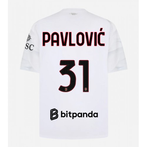 AC Milan Strahinja Pavlovic #31 Udebanetrøje 2026-27 Kortærmet